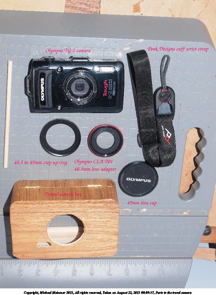 Parts to the travel camera