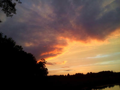 Sunset at Spectacle Pond #5