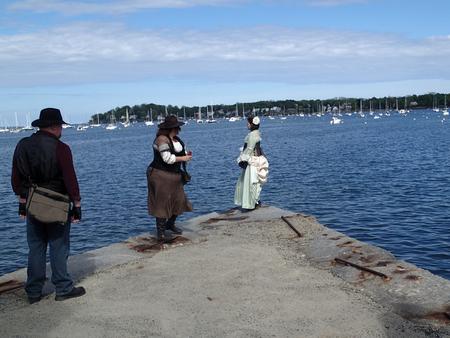 Surveying the harbor