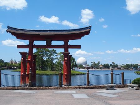 Japan temple gate