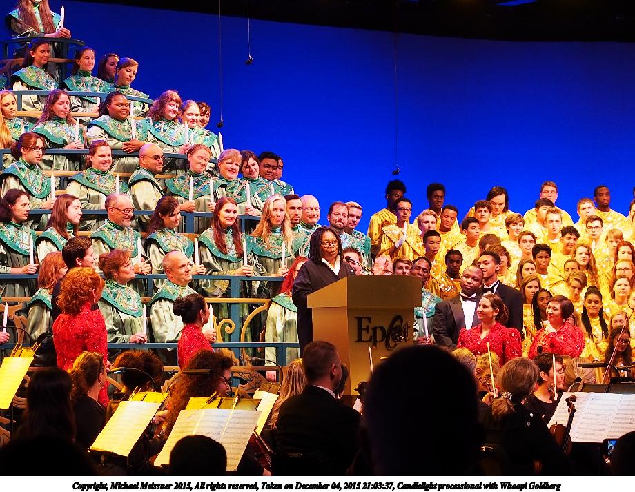 Candlelight processional with Whoopi Goldberg #3