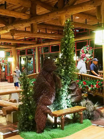 Three bears Christmas at Wilderness Lodge #2