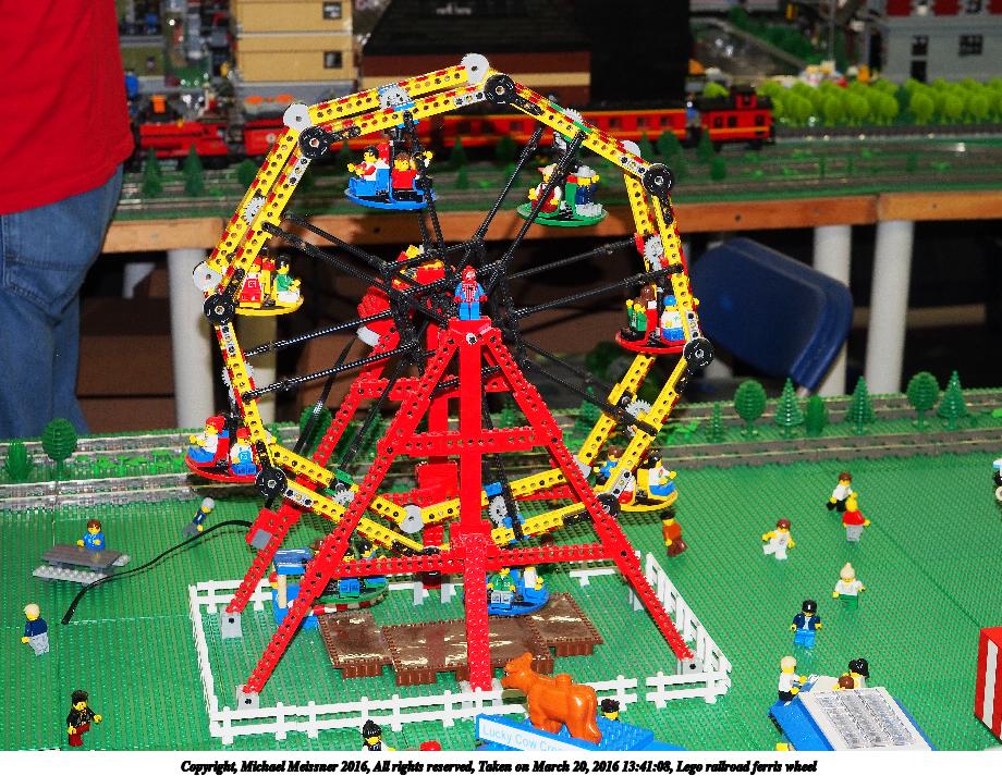 Lego railroad ferris wheel