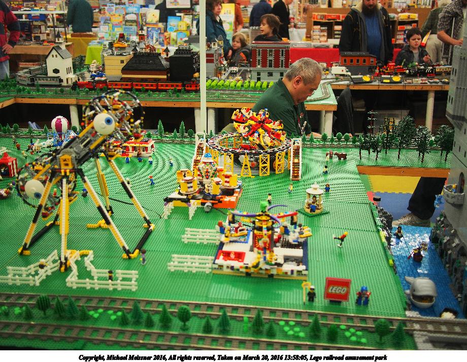Lego railroad amusement park #2