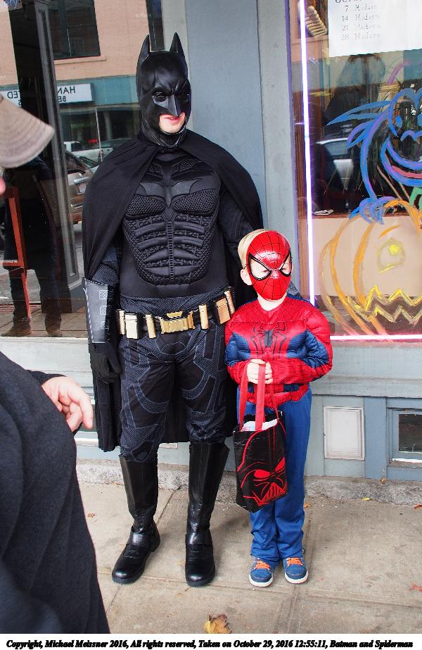 Batman and Spiderman