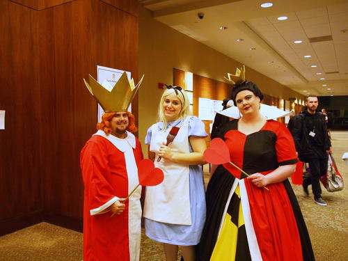 Alice with the Red Queen and King #2