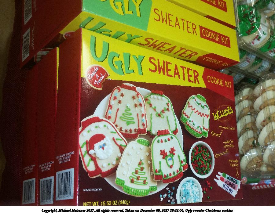 Ugly sweater Christmas cookies