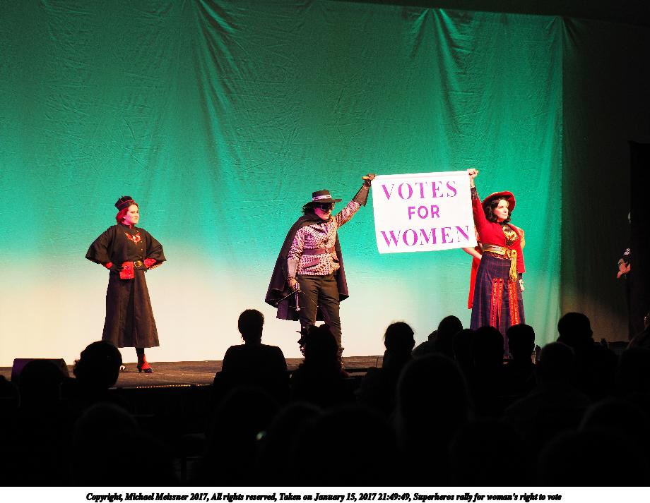 Superheros rally for woman's right to vote #5