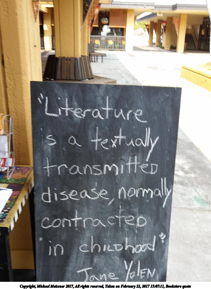 Bookstore quote