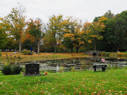 Andover West Parish Cemetery in fall #14