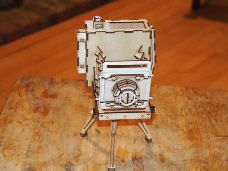 Wooden camera model #4