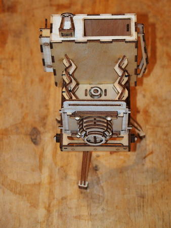 Wooden camera model #5
