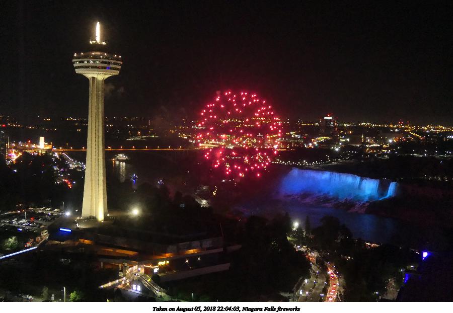 Niagara Falls fireworks #3