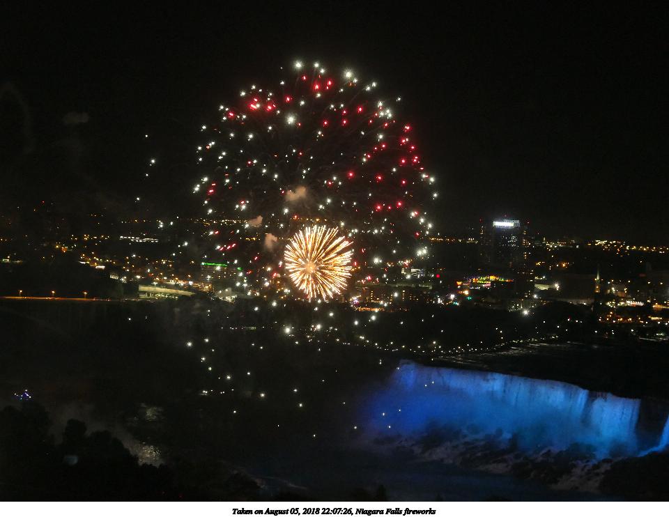 Niagara Falls fireworks #8