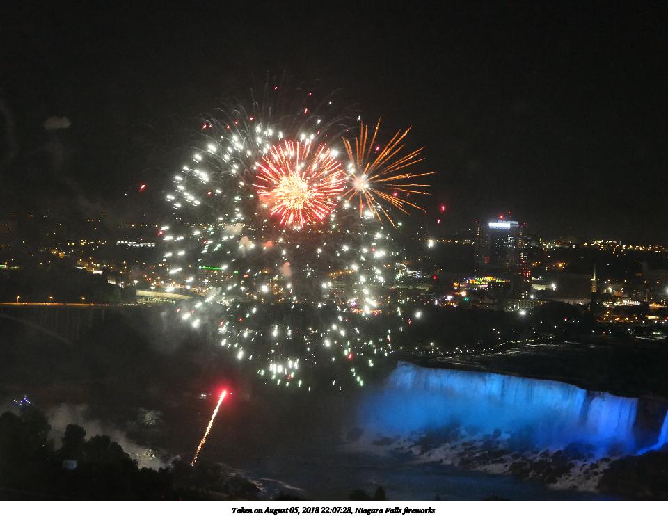 Niagara Falls fireworks #9