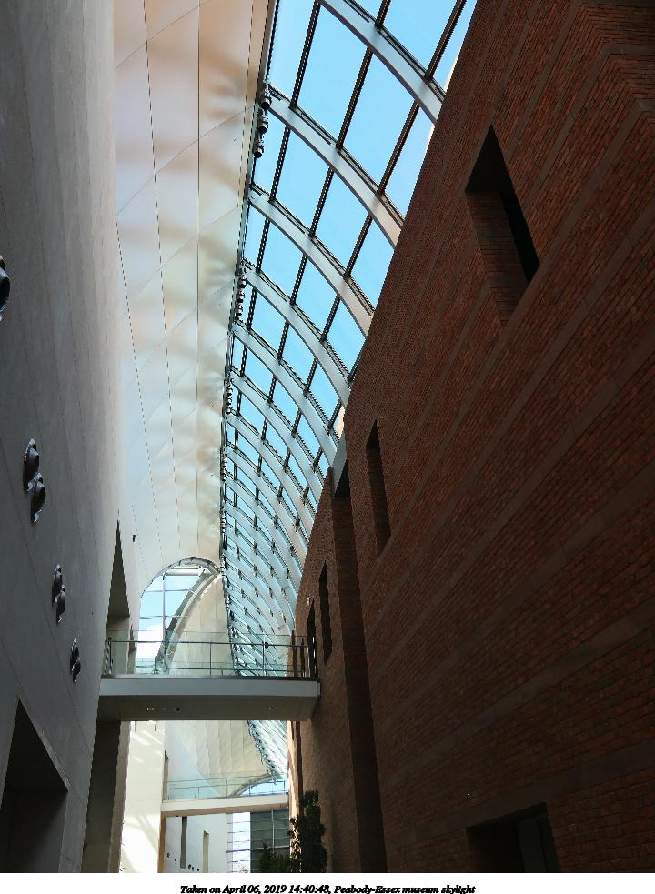 Peabody-Essex museum skylight
