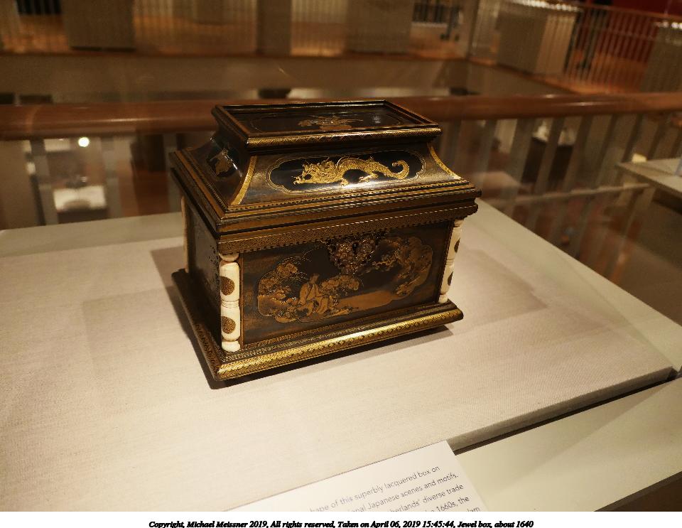 Jewel box, about 1640