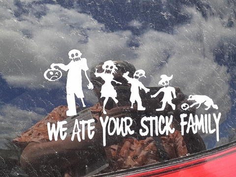 Zombies eating your stick figures