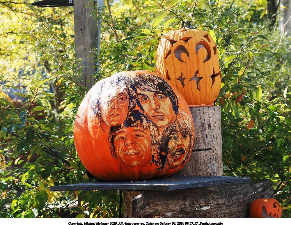 Beatles pumpkin