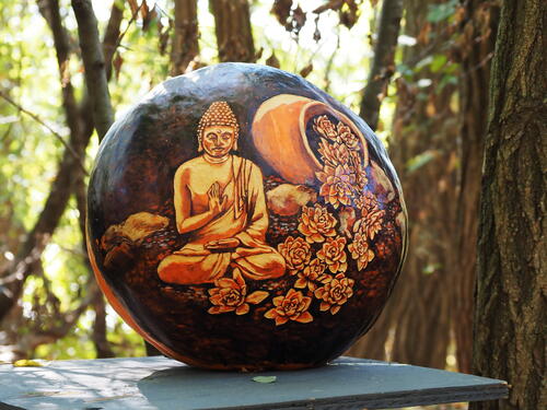 Buddha pumpkin