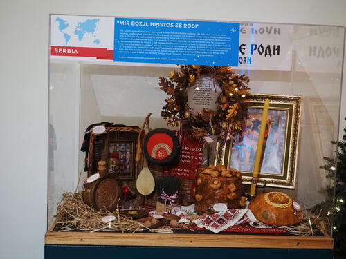 Serbia Christmas display
