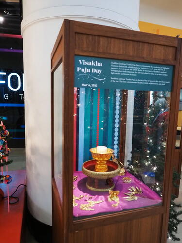 Visakha Puja Day display