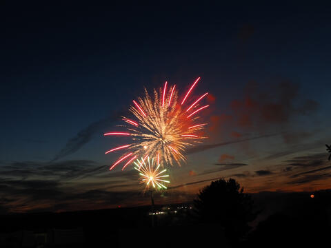 Fireworks at Fruitlands Museum #4