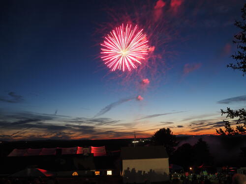 Fireworks at Fruitlands Museum #5