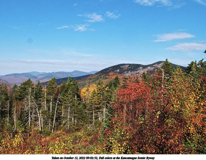 Fall colors at the Kancamagus Scenic Byway #4