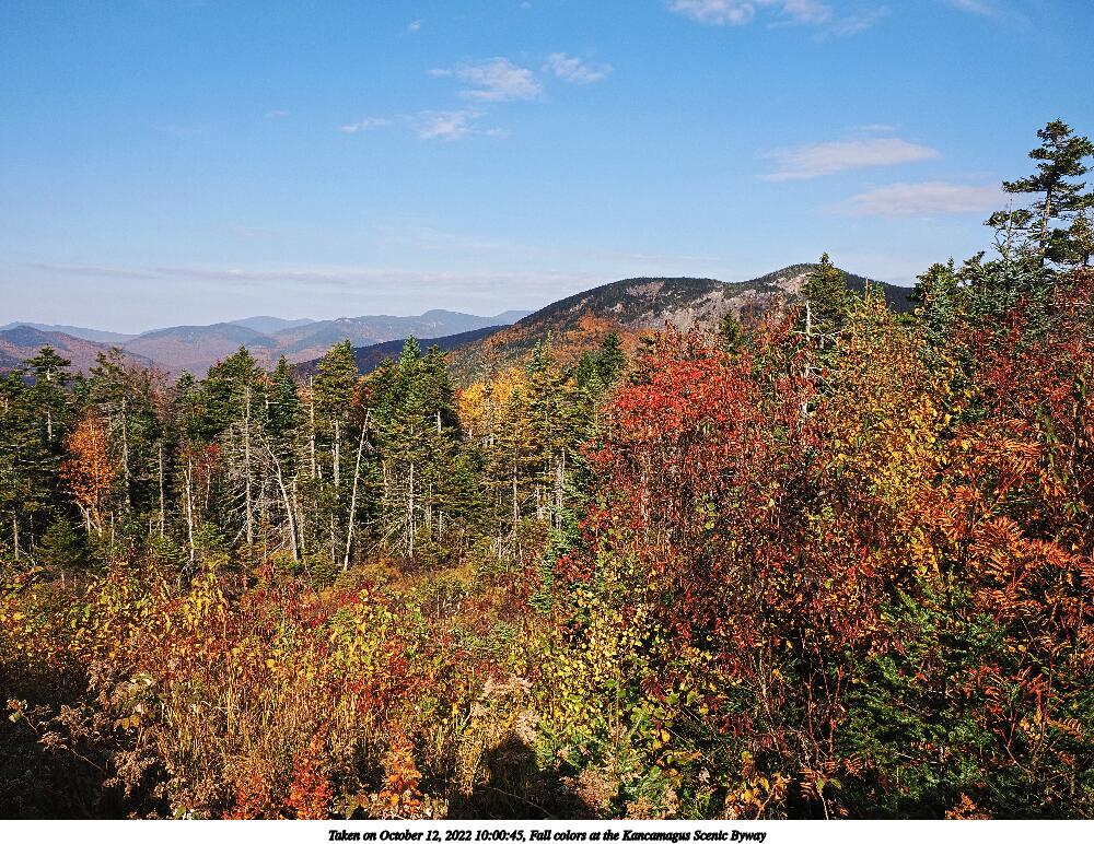 Fall colors at the Kancamagus Scenic Byway #9