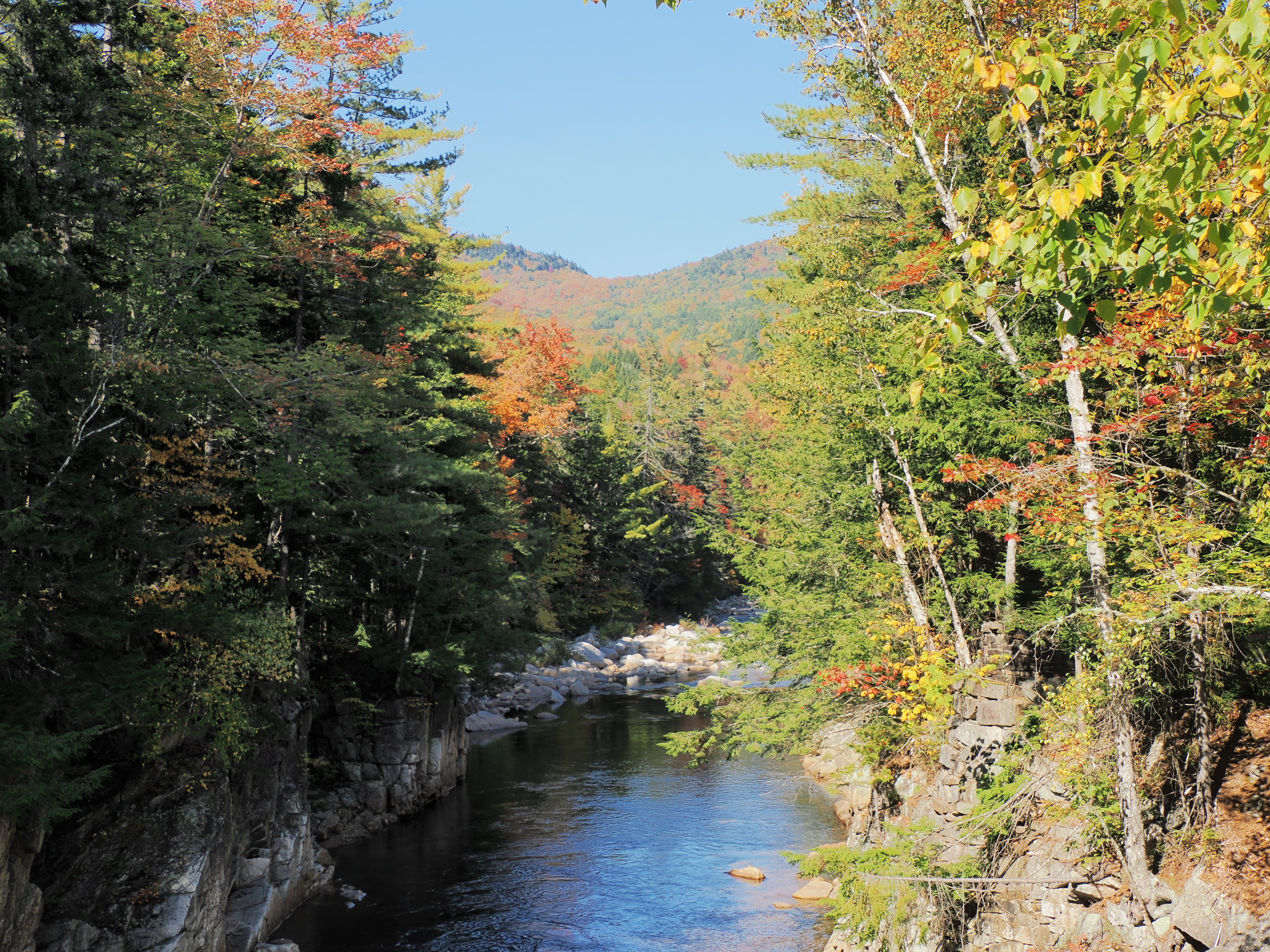 Lower Falls scenic area on the Kancamagus highway #4