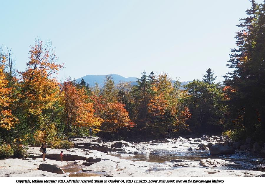 Lower Falls scenic area on the Kancamagus highway #3