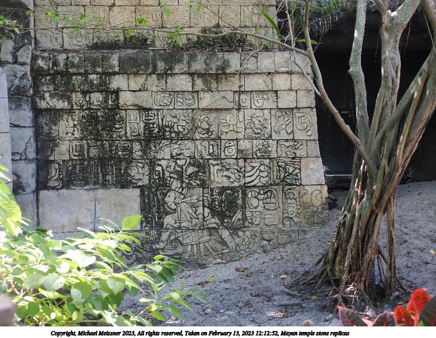 Mayan temple stone replicas #3