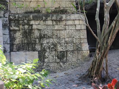 Mayan temple stone replicas #3