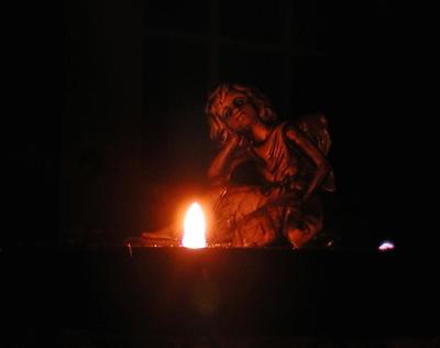Fire fairy at night #2