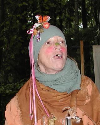 Lynda Kavy (aka Loony Lucy) of Empty Hats at Vermont Renaissance Faire