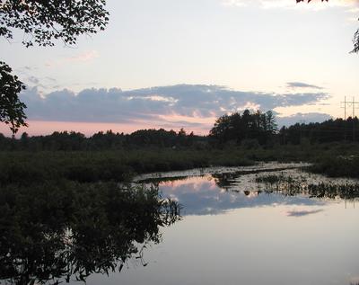 Sunset over Spectacle Pond #2