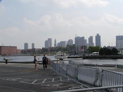 Boston skyline from Constitution pier