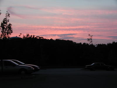 Sunset over Burlington