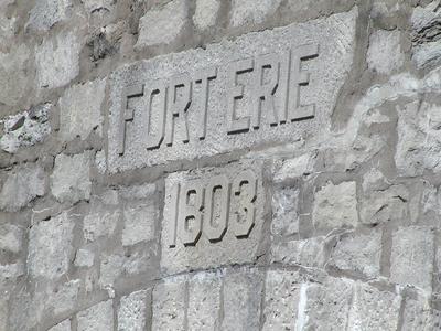 Fort Erie stone sign