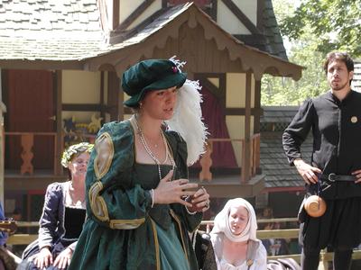 Noble lady at the village revels #2