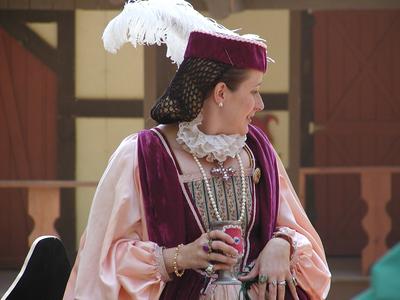 Noble lady at the village revels #3