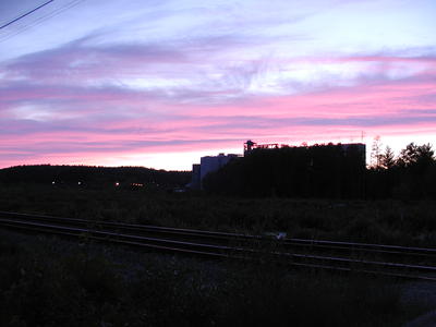 Sunset in Ayer