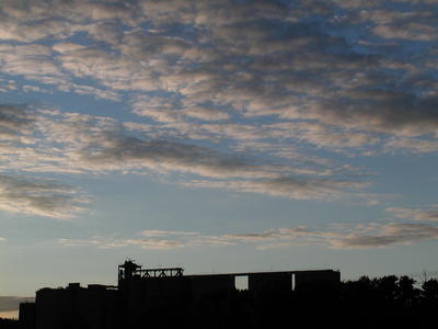 Clouds over the mill