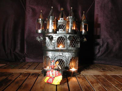 Candle castle (straight on rear curtain flash)