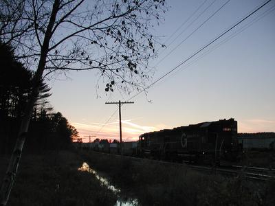 Sunset train