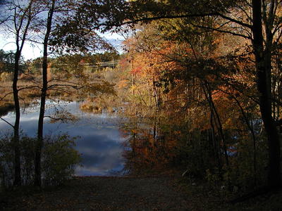 Fall on Spectacle Pond #4