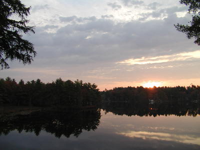 Sunrise on Spectacle Pond #7