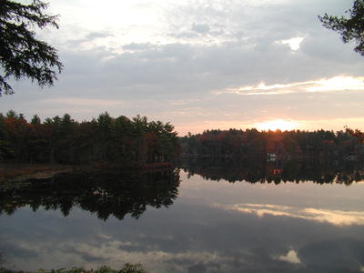 Sunrise on Spectacle Pond #8