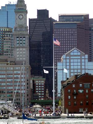 Old state house dwarfed by modern buildings #2